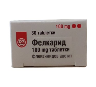 ФЕЛКАРИД TABL 100 MG 30 (IN BLISTER)